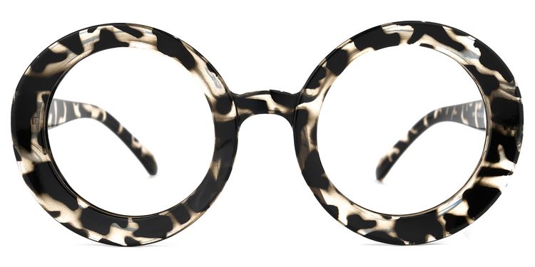 Franca Dark-Tortoise Round Glasses