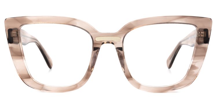 Peggy Cateye Beige Glasses
