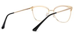 Exey Cateye Black Glasses3