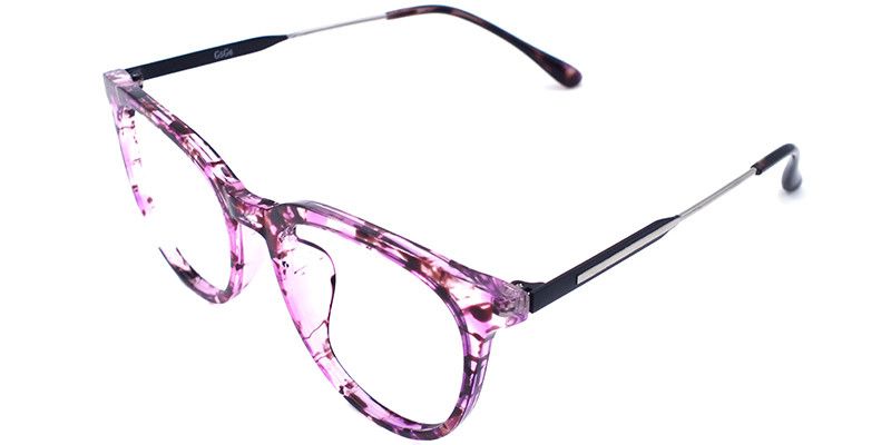 Christina Round Glasses on Zeelool.com2