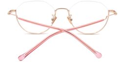 Maria Half Frame Pink Glasses5