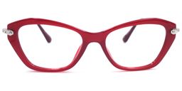  Mary Cat Eye Red Glasses0