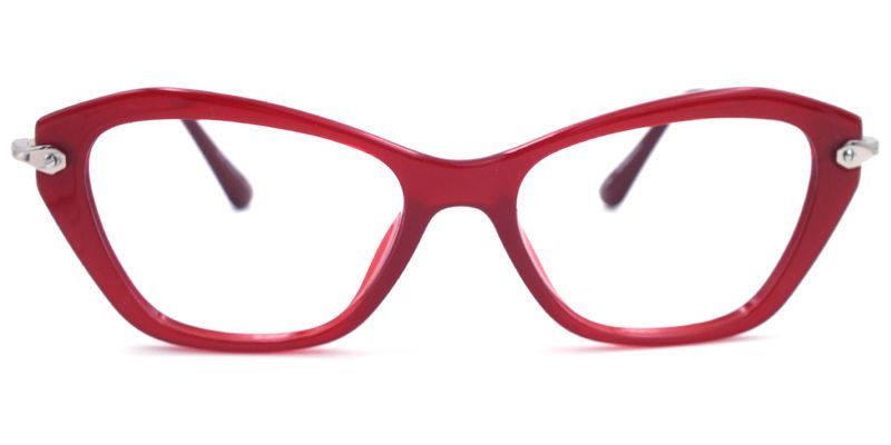  Mary Cat Eye Red Glasses