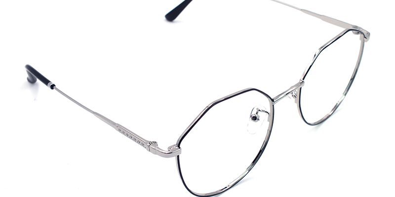 Try-on the Geometric Eyeglasses on Zeelool7