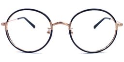  Paris Hilton Round Black Eyeglasses0