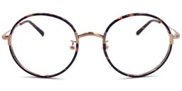  Paris Hilton Round Tortoise Eyeglasses0