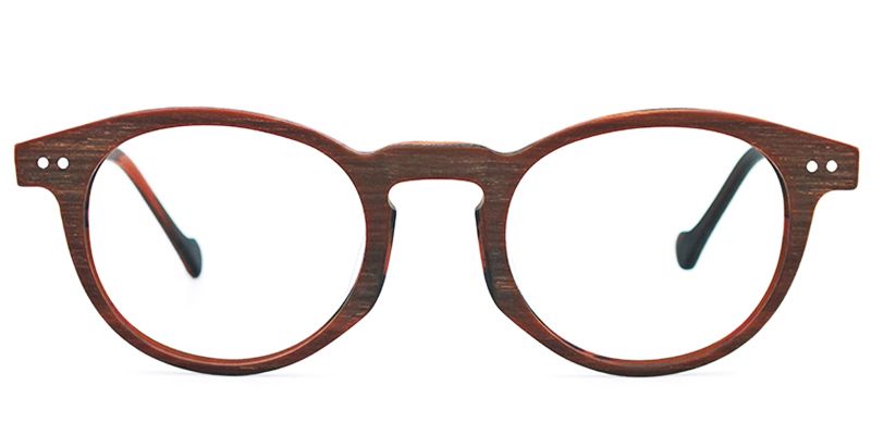 Joe Round Wood Glasses