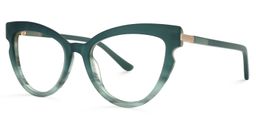 Gommard Cateye Green Glasses1