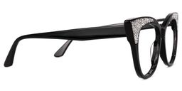 Yarisbeth Cateye Black Glasses2