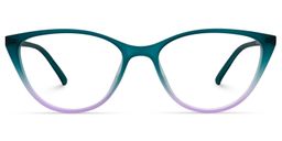 Lucy Cateye Green Glasses0