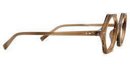 Natalia Geometric Brown Glasses2