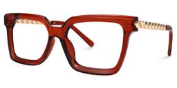 Andino Square Red Glasses1