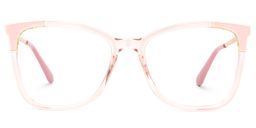 Rokea Square Pink Glasses0
