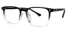 Martinez Black Square Glasses1