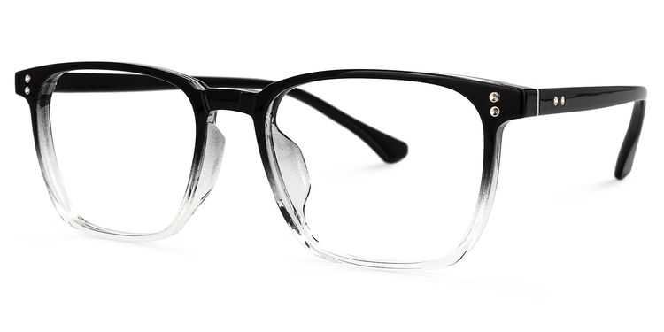 Martinez Black Square Glasses