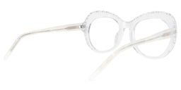 Laury Round Clear Glasses3