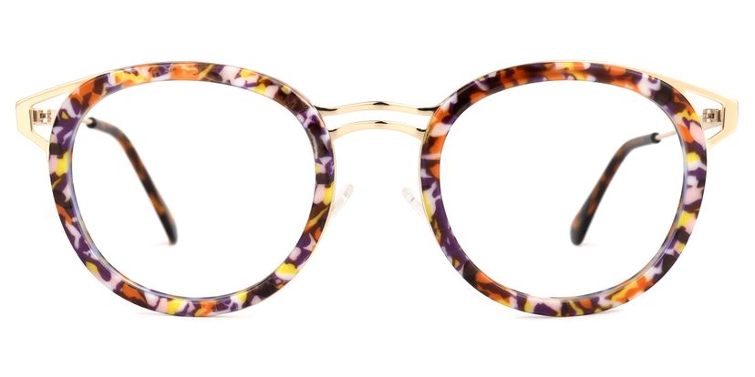 Nakesha Round Floral Glasses