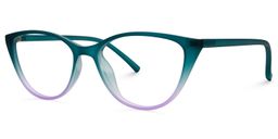 Lucy Cateye Green Glasses1