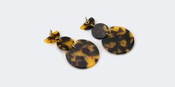 Stylish Geometric shaped Tortoise Earrings1