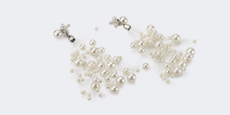 Stylish White Pearl Earrings1