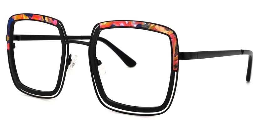 Polomsky Square Floral Glasses