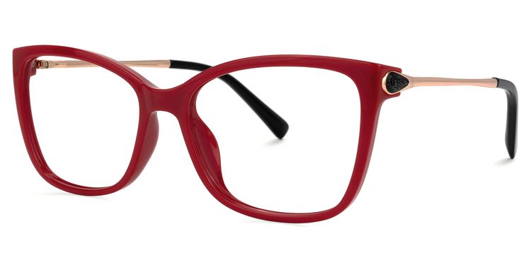 Schirack Cateye Red Glasses
