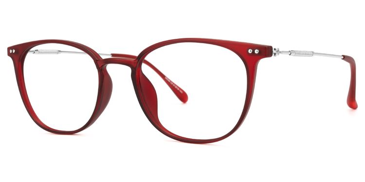 Vilanova Round Red Glasses