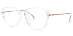 Haygood Cateye Clear Glasses1