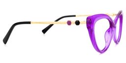 Bender Cateye Purple Glasses2