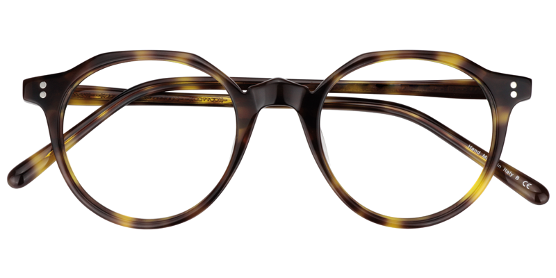 Geometric Light Amber Glasses | Zeelool Eyeglass Frames1