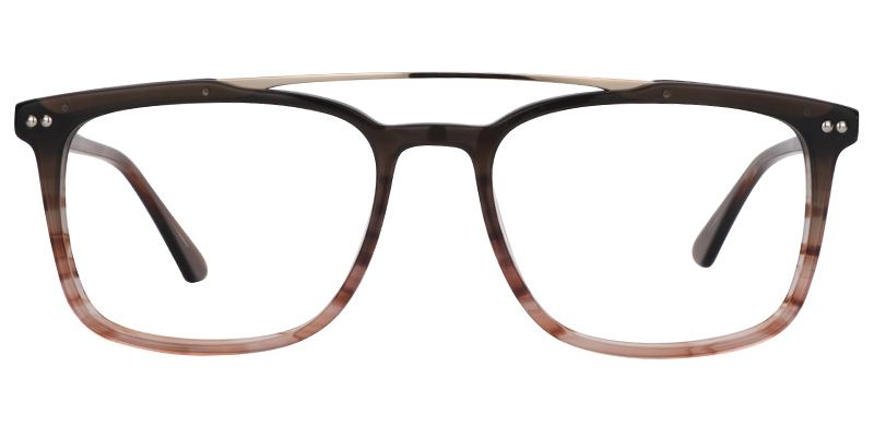 Erica Rectangle Black Eyeglasses