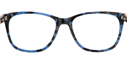 Philip Rectangle Dark Blue Glasses5