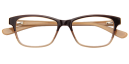 Alex Rectangle Brown Glasses1