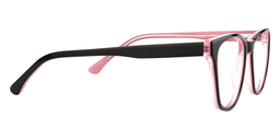 Lisa Rectangle Black Glasses2