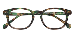 Tasha Square Green-Floral Eyeglasses1