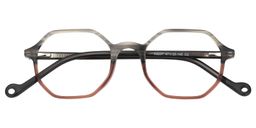 Adelaide Geometric Brown Glasses1