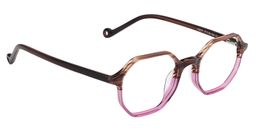 Adelaide Geometric Bright Pink Glasses3