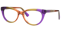Elaine Cat Eye Purple Glasses2