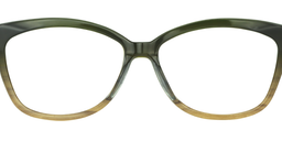 Enid Rectangle Green Glasses5