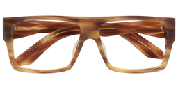 Avery Rectangle Brown Glasses1