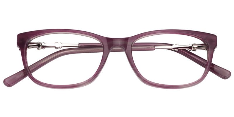Rectangle Light Purple Glasses1