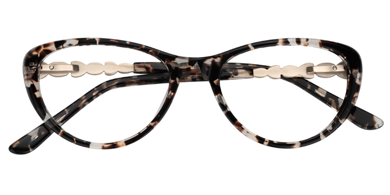 Cateye Light Tortoise Glasses1