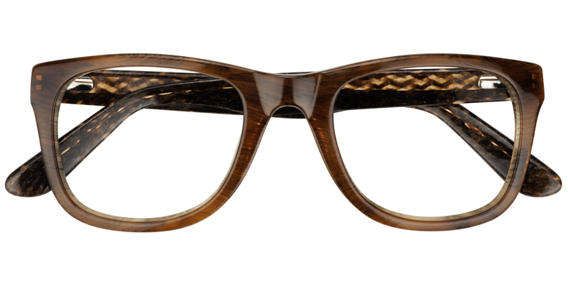 Rectangle Brown Glasses1