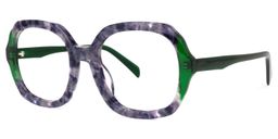 Raquell Square Purple-Floral Glasses1