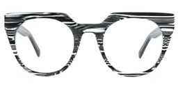 Lucie Cateye Gray Glasses0