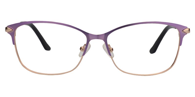 Vanessa Browline Purple Eyeglasses