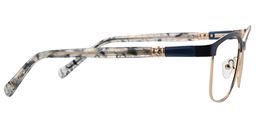 Victoria Rectangle Dark Blue Glasses5