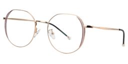 Vern Geometric Gold Glasses2