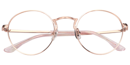 Ariana Round Beige Glasses1