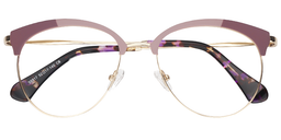 Chelsea Browline Purple Glasses1